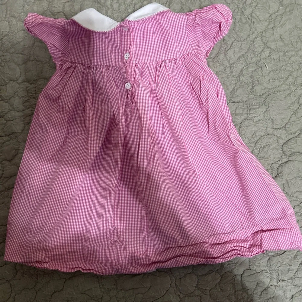 Cecil and Lou Pink and White Gingham Dress - Picture 3 of 3